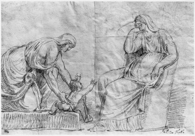 Gynaeceum Scene by Jacques Louis David